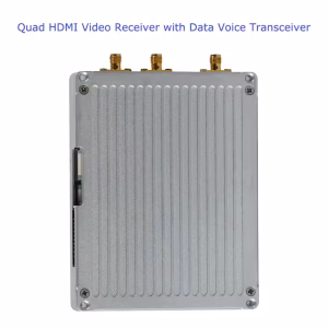 Quad HDMI Video Receiver με αμφίδρομο πομποδέκτη φωνής δεδομένων