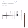 Radio Telemetry Antenna Yagi Directional Antenna for frequency customization