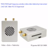 TDD 2T2R التردد المزدوج لبيانات الفيديو اللاسلكية جهاز الإرسال والاستقبال عن بعد 2.4G 5.8G 10km FCC CE معتمدة