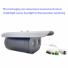 Thermal imaging area temperature measurement camera and visible light camera Dual-light for fire prevention monitoring