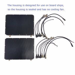 boat Video Transmitter and Receiver 100Mbps sealed housing without no cooling fan