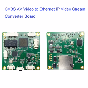 CVBS-AV-Video-to-Ethernet-IP-Video-Stream-Converter-Board
