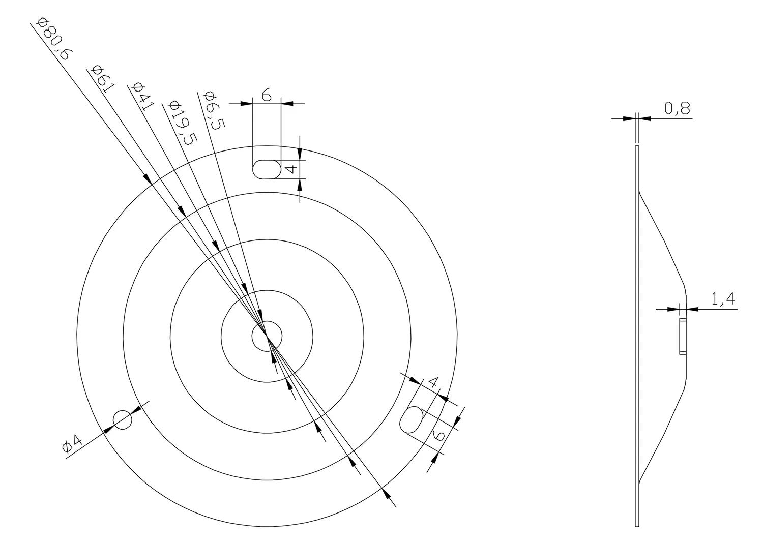 Wall Mount Camera Beugel Installatie Monitor Houder Beveiliging Roterende CCTV Surveillance Camera Stand SC-3052 43 dimension draw for camera bracket
