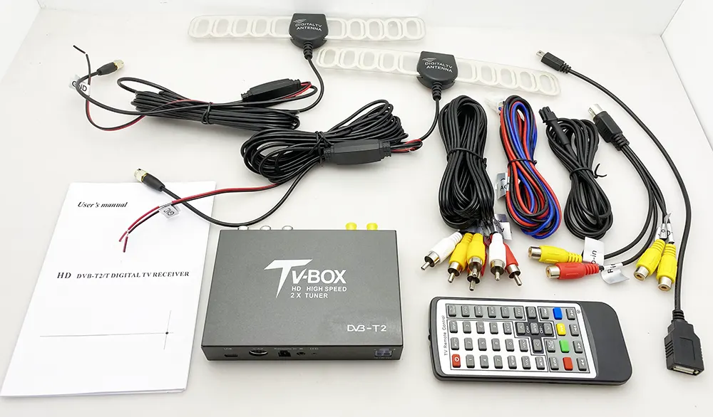 in-car DVB-T2 DVB-T H264 H265 MPEG4 HEVC tv box