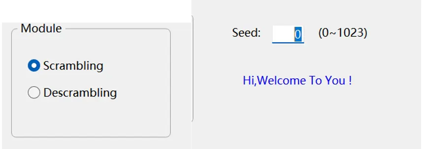 FPV Video Scrambler Transmitter TX scrambling encryption module Receiver RX descrambling decryption module 30 module and seed of CVBS scrambling assistant