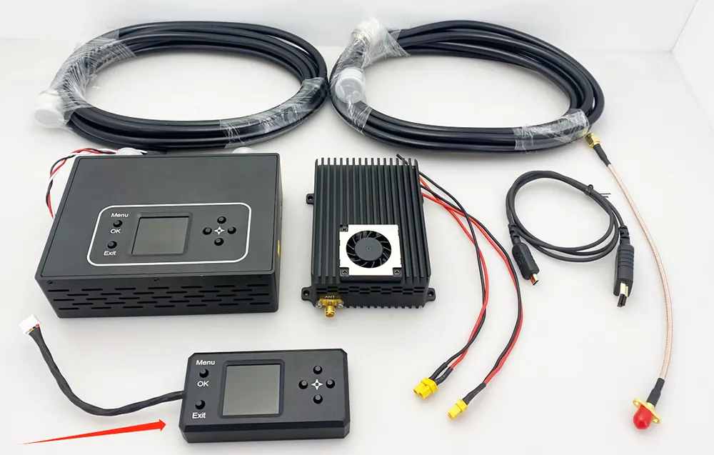 parameter configure board tool of lower latency wireless video transmitter and receiver for drone