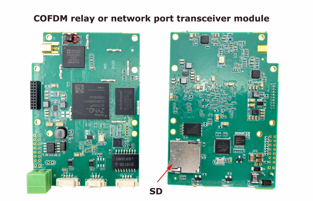 How to upgrade COFDM relay or network port transceiver module 2