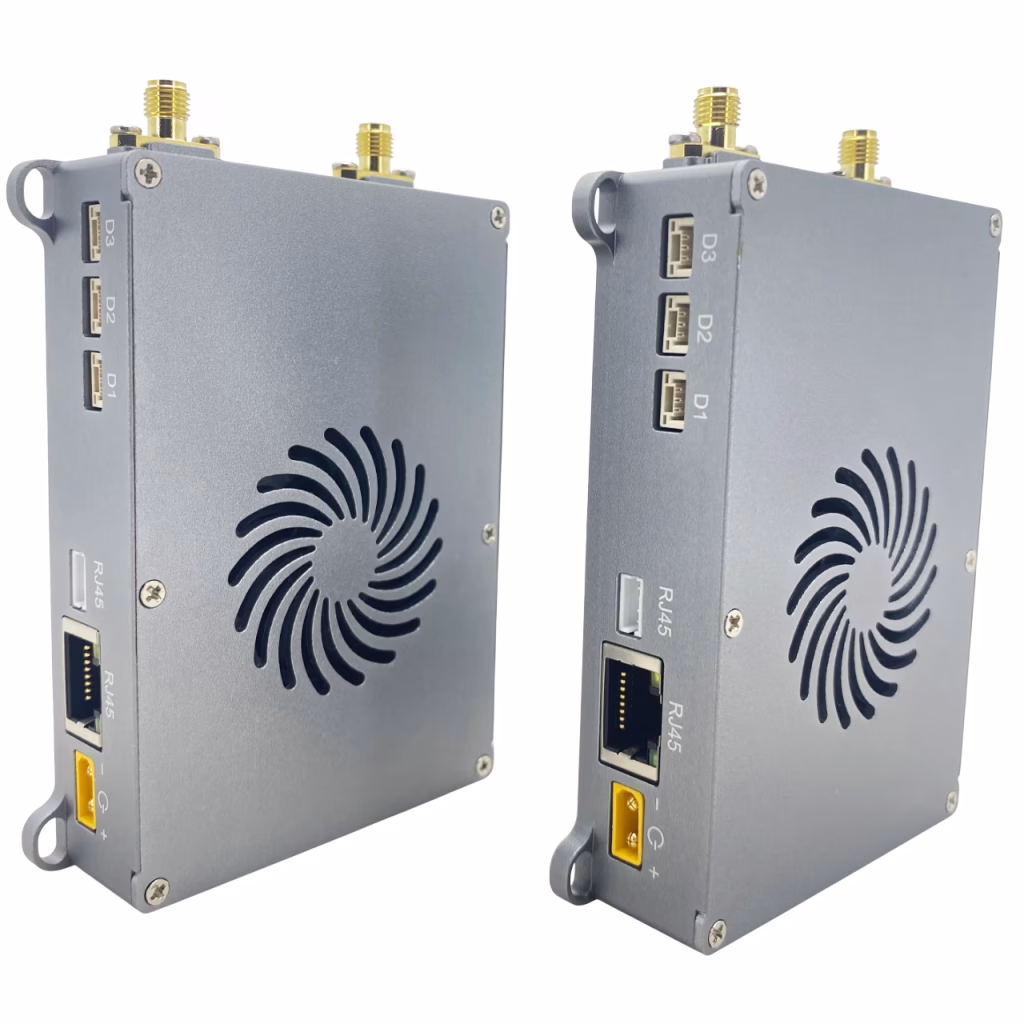 wireless video telemetry downlink Flight Control commands uplink